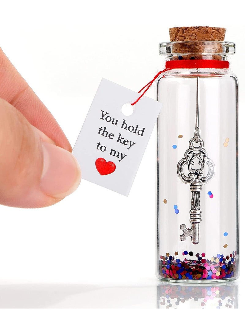 هدية الذكرى السنوية له، لها - أحبك هدية للزوج، الزوجة - رسالة رومانسية في زجاجة - هدايا لصديق، صديقة - Image 1